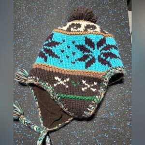 American Eagle Tassel Beanie